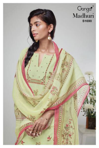 Madhuri 1690 By Ganga Designer Summer Wear Salwar Kameez Collection